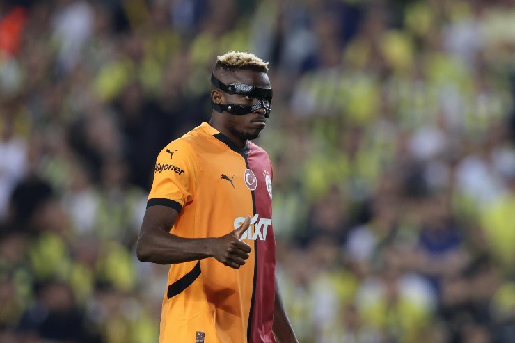 Victor Osimhen in campo