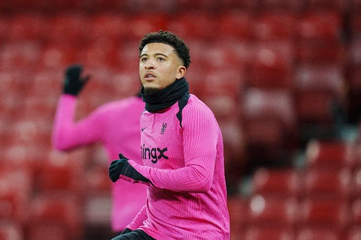 Sancho durante il riscaldamento