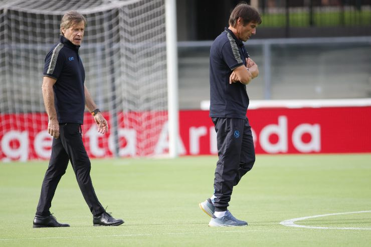 Antonio Conte in allenamento