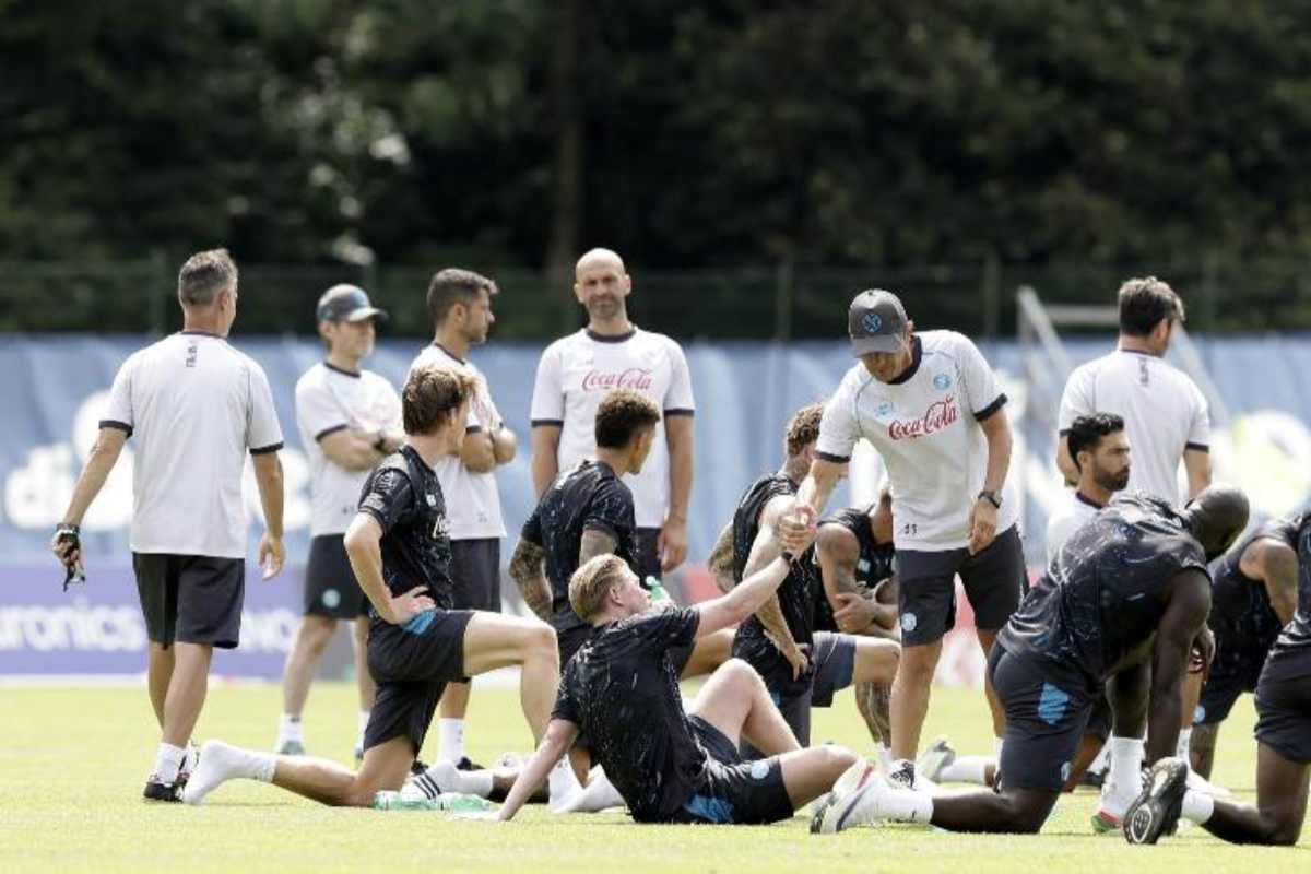 Conte in allenamento