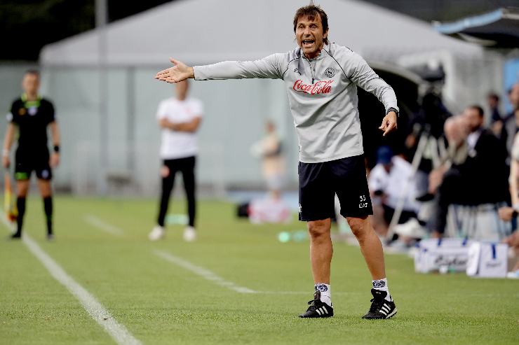 Conte allena il Napoli