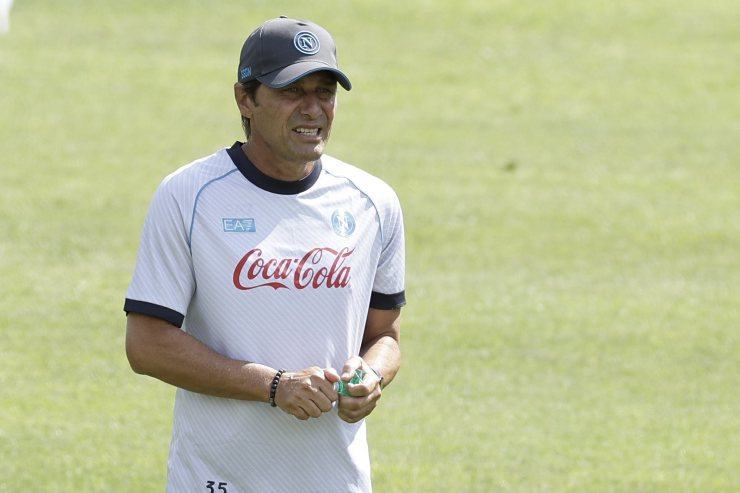 Conte in allenamento 