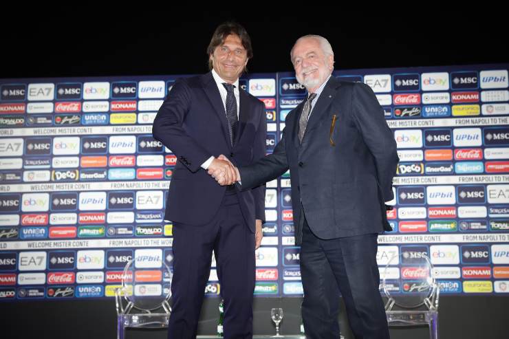 Summit di mercato tra Conte e De Laurentiis a Ischia