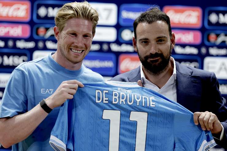 De Bruyne e il ds Manna 