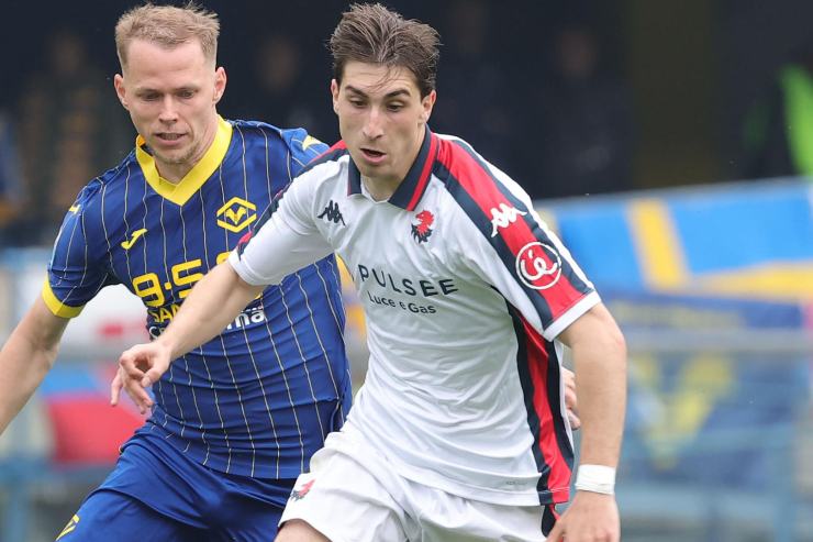 Fabio Miretti in campo