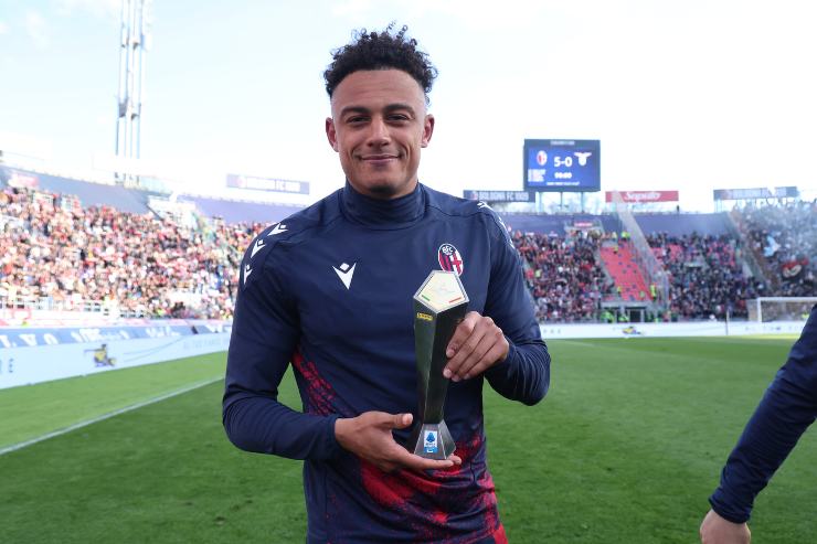 Dan Ndoye con il premio MVP