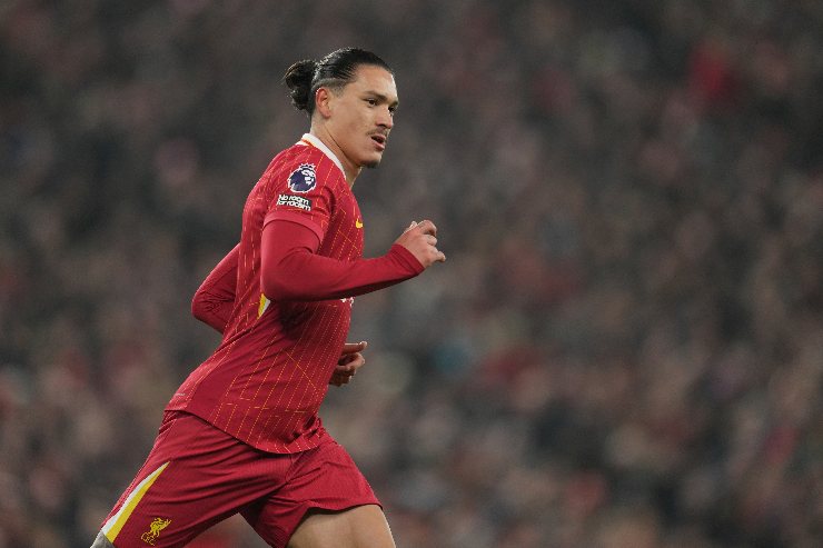 Nunez con la maglia del Liverpool