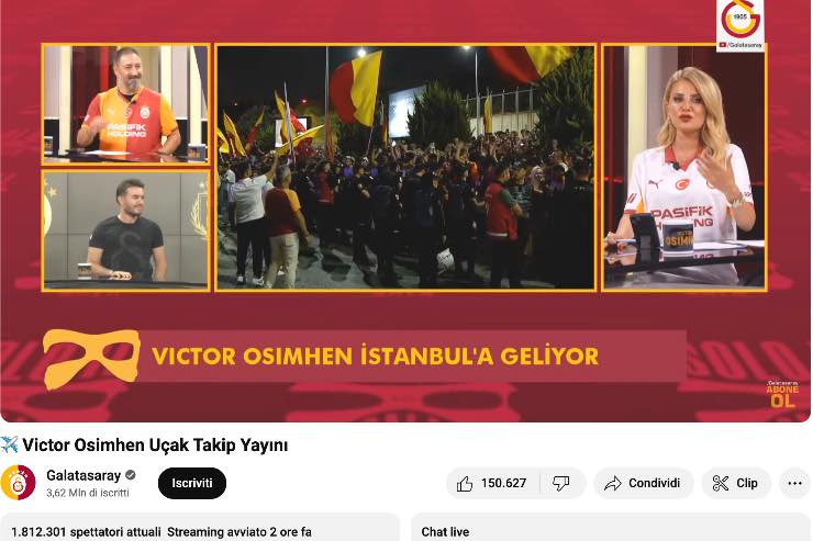 Osimhen torna al Galatasaray 