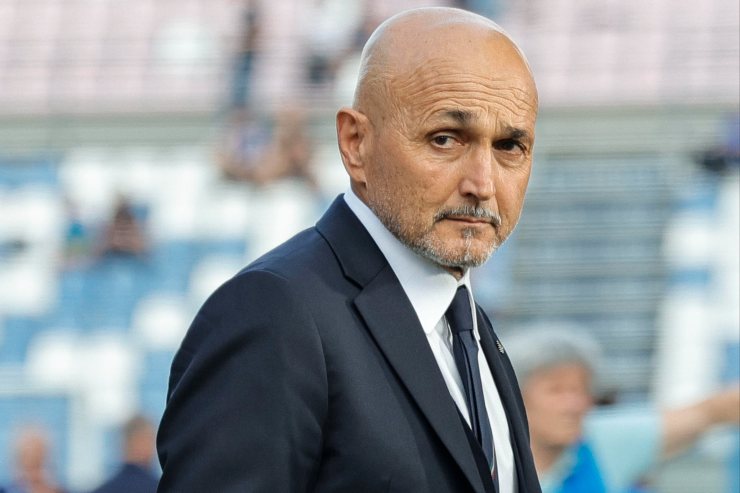 Luciano Spalletti in campo