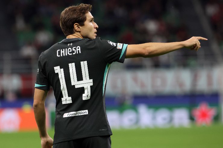 Federico Chiesa in campo