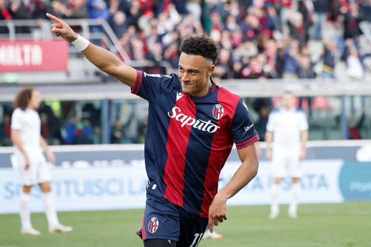 Ndoye esulta in partita