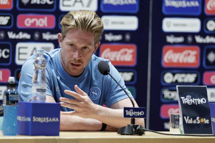 Napoli, parla De Bruyne