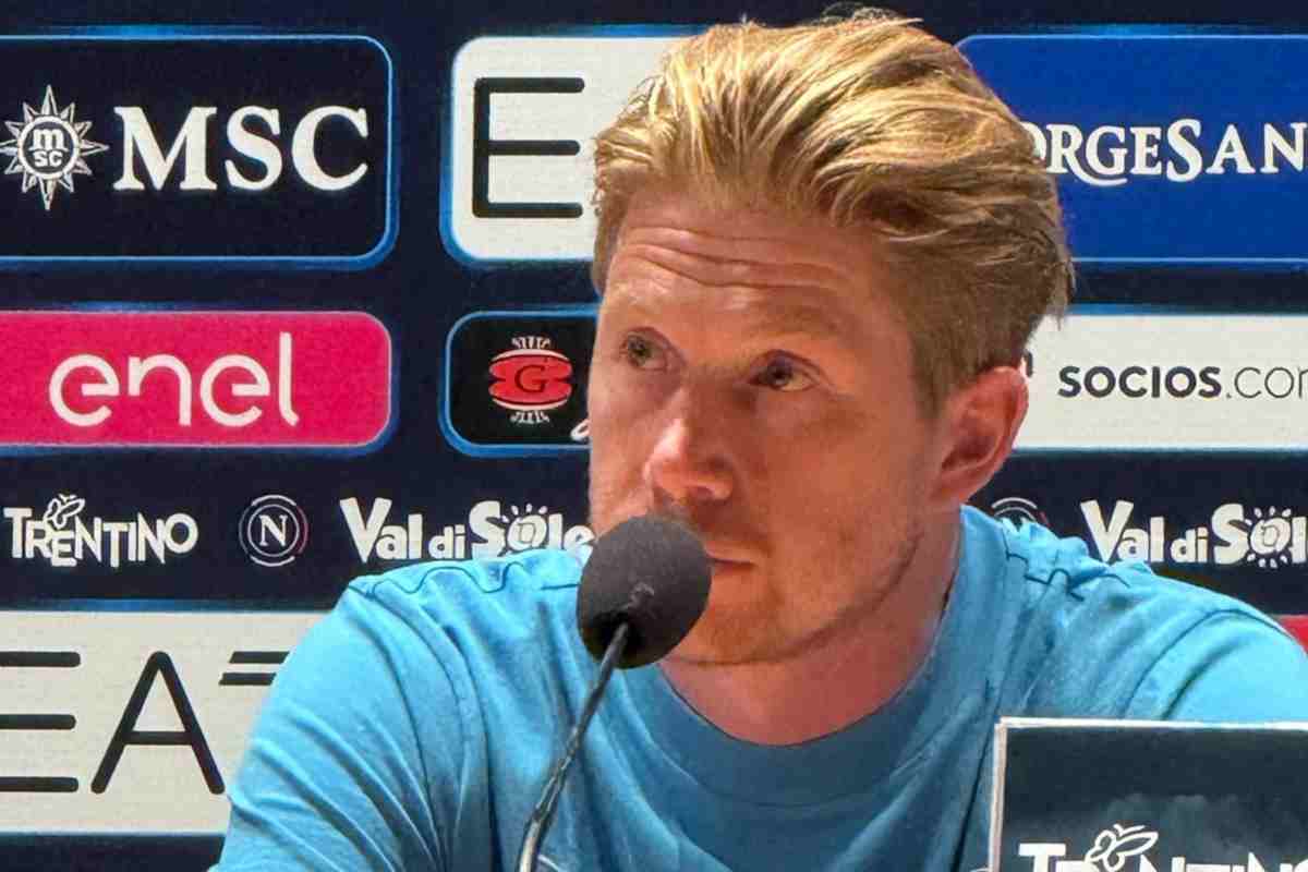 Conferenza De Bruyne, le parole su mister Conte