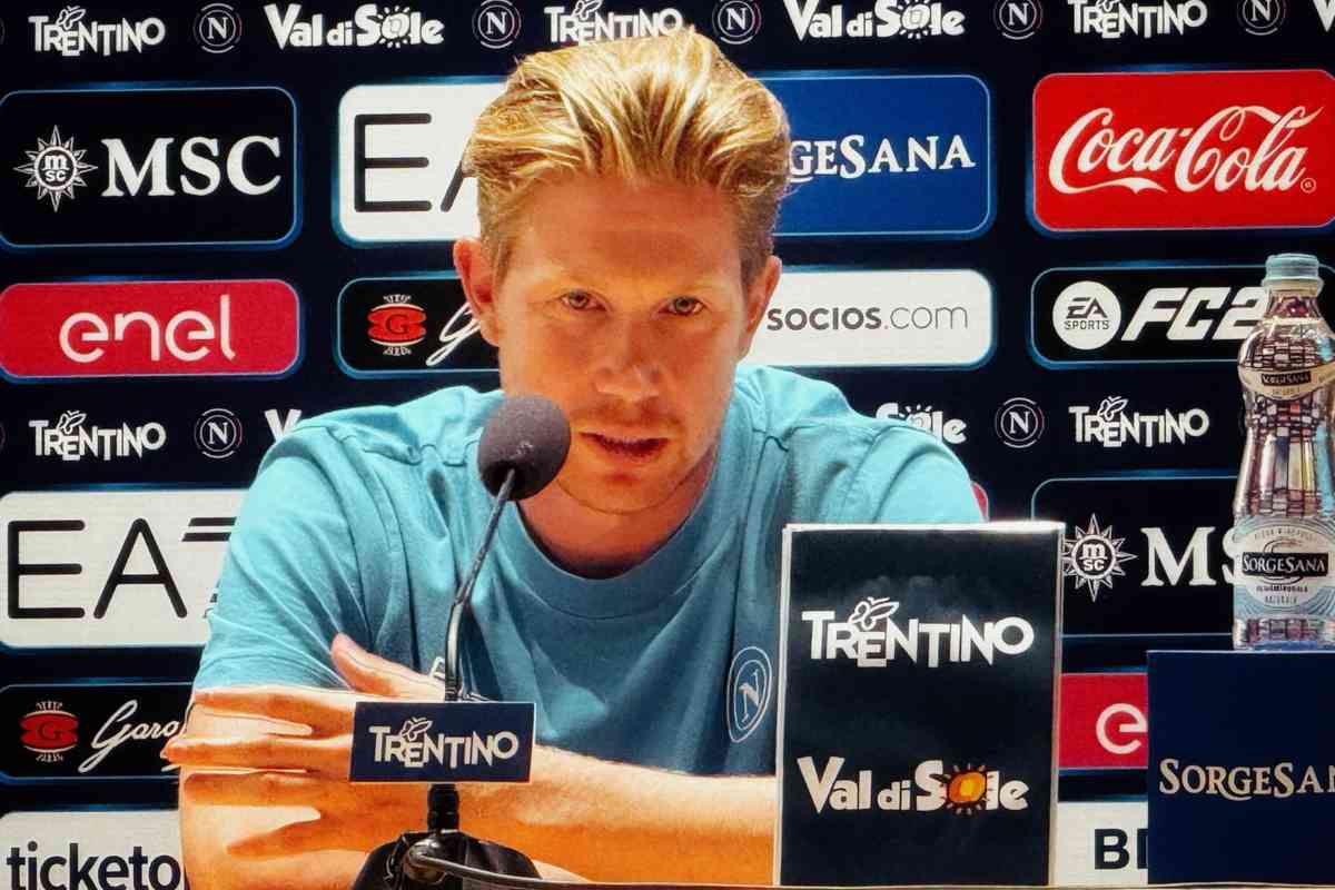 Conferenza stampa De Bruyne, le parole del belga
