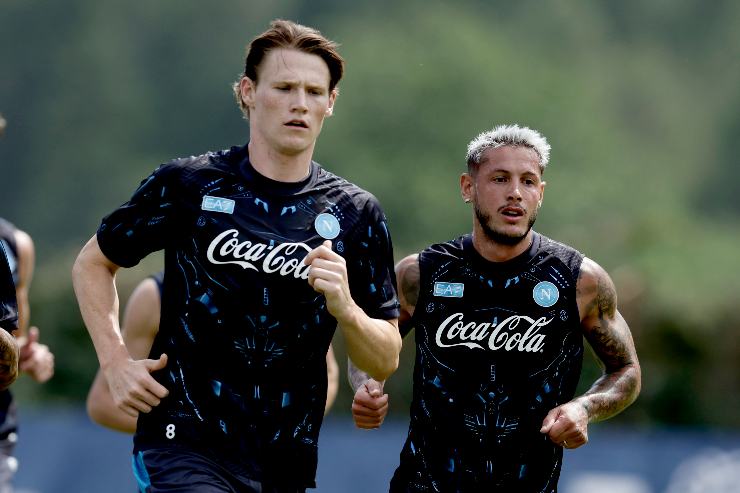 Mctominay e Mazzocchi in campo
