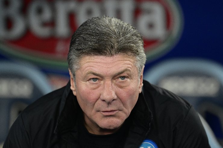 Mazzarri in panchina al Napoli