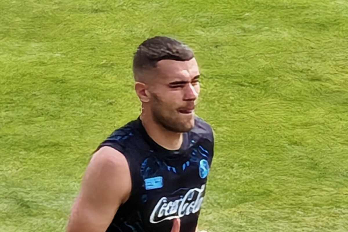 Alessandro Buongiorno si allena a Castel di Sangro