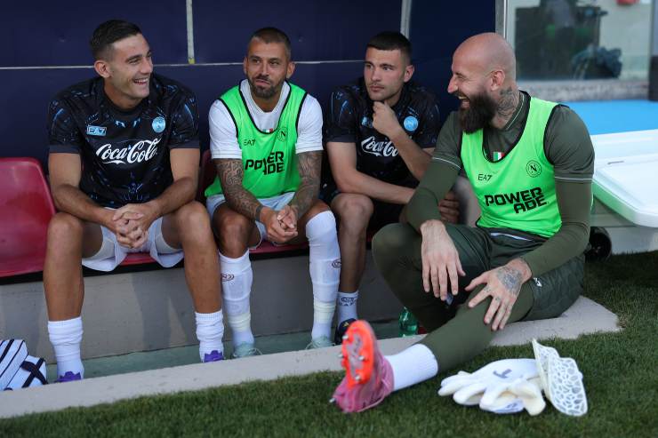 Panchina del Napoli