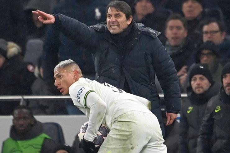 Antonio Conte e Richarlison