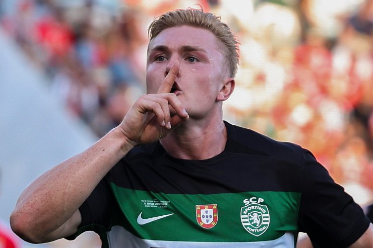 Conrad Harder esulta e zittisce