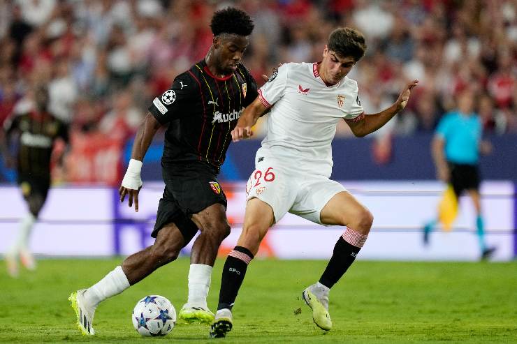 Juanlu Sanchez con la maglia del Siviglia