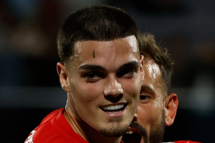 Gutiérrez esulta con la maglia del Girona