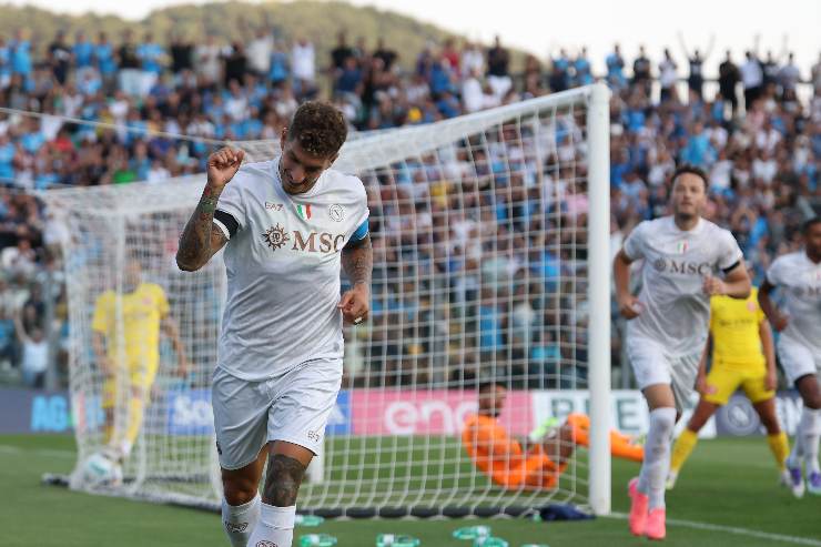 Napoli in campo contro il Girona 