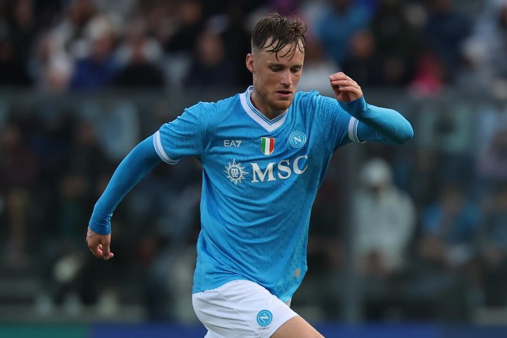 Beukema con la palla al piede