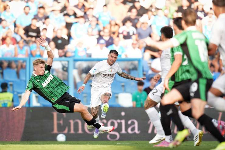 Politano in campo con il Sassuolo