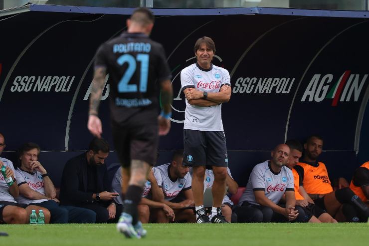 Politano e Conte in campo