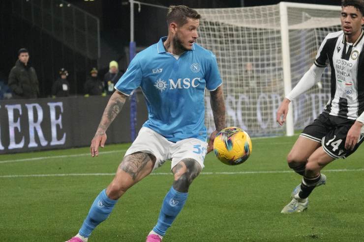 Pasquale Mazzocchi in maglia Napoli