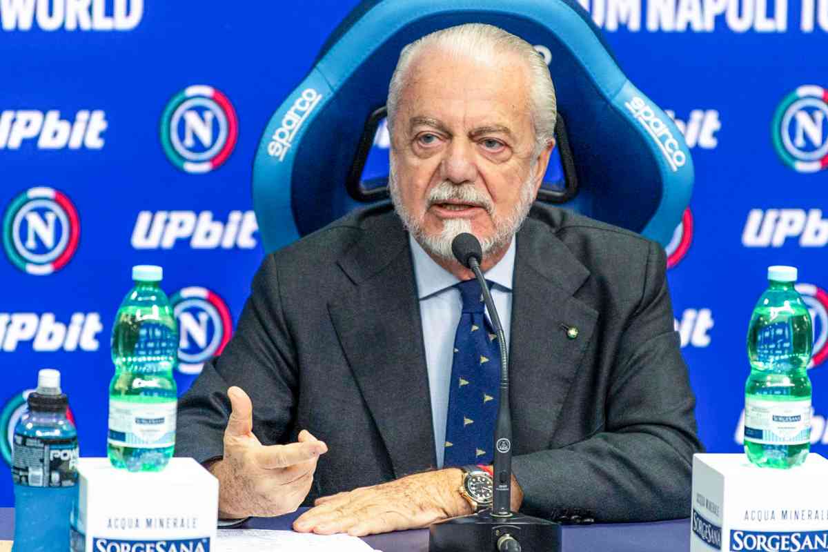 Aurelio De Laurentiis in conferenza stampa