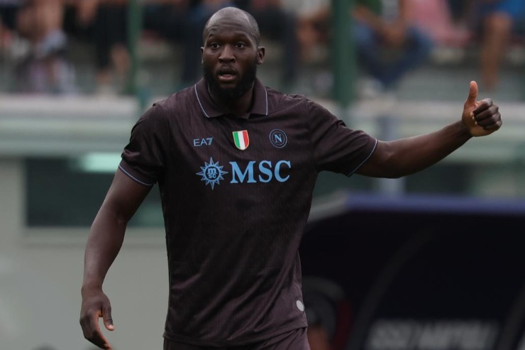 Romelu Lukaku in campo