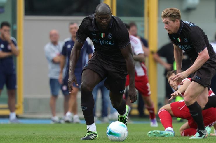 Romelu Lukaku in campo