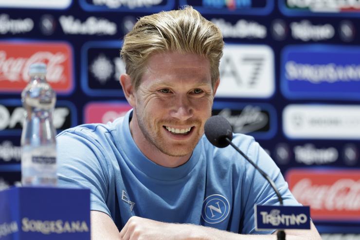 Kevin De Bruyne in conferenza stampa