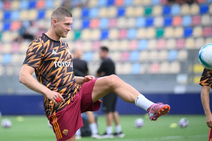 Dovbyk durante il riscladamento