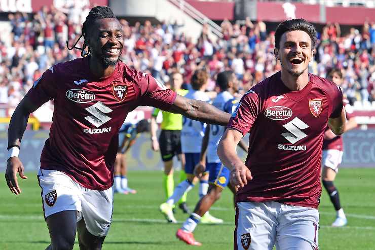 Eljif Elmas in maglia Torino