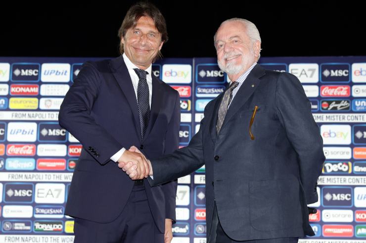 Antonio Conte e Aurelio De Laurentiis