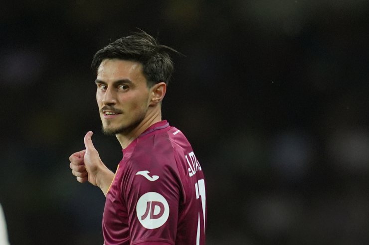 Eljif Elmas in maglia Torino