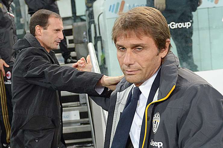 Conte e Allegri si salutano ai tempi della Juventus