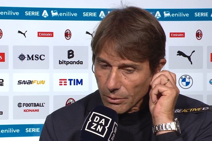 Milan-Napoli 2-1, parla Conte 