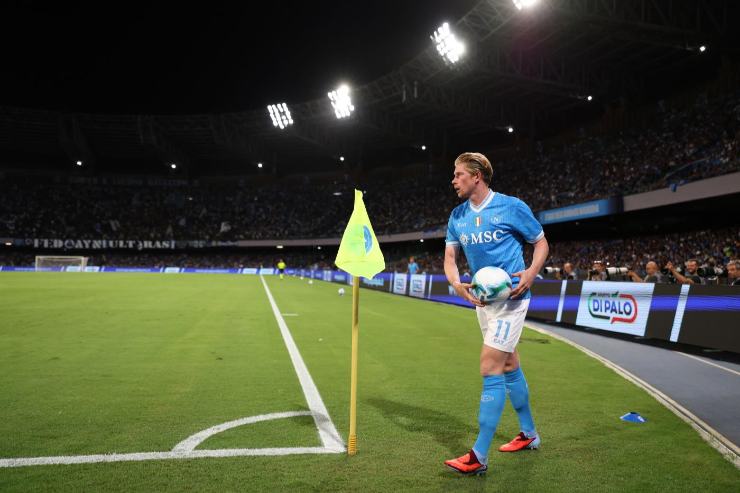 Kevin De Bruyne subito protagonista in maglia Napoli