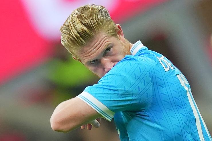 Kevin De Bruyne sconsolato 