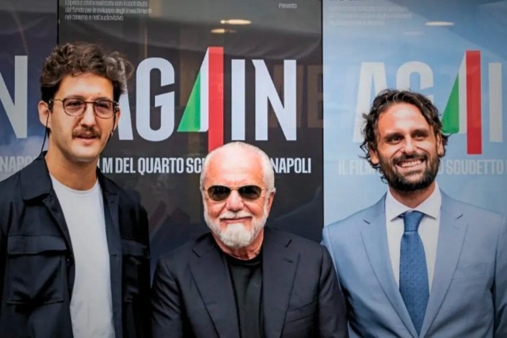 Aurelio De Laurentiis alla premiere di Ag4in
