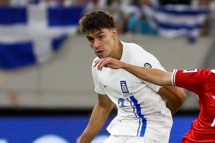 Vagiannidīs in campo con la Grecia