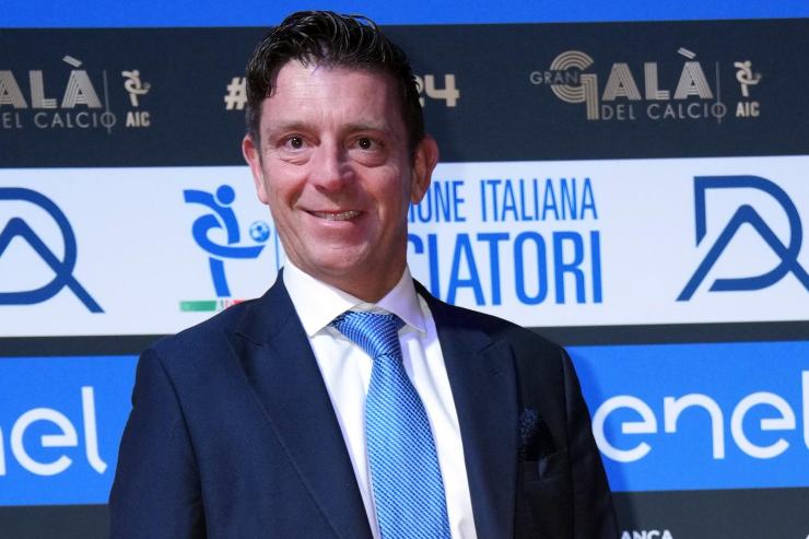 Rocchi fotografato durante una cerimonia 