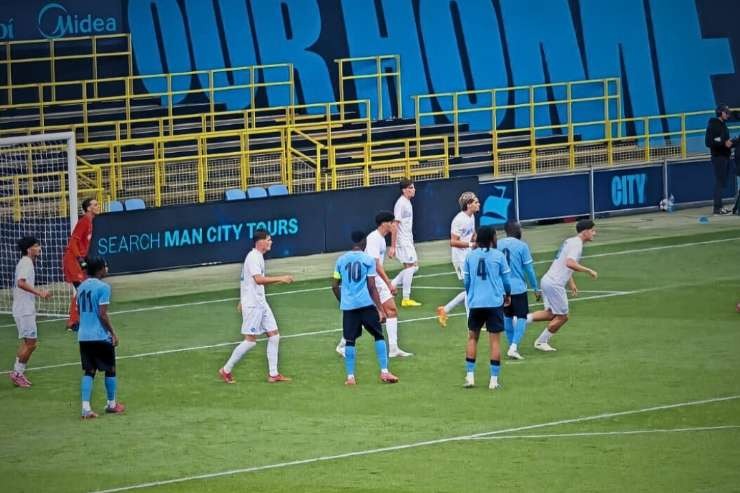 Il Napoli Primavera sconfitto in Inghilterra dal Manchester City