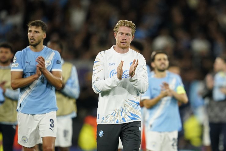 De Bruyne al termine del match