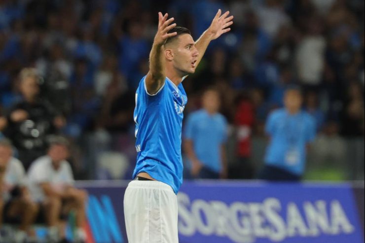 Lorenzo Lucca in campo 