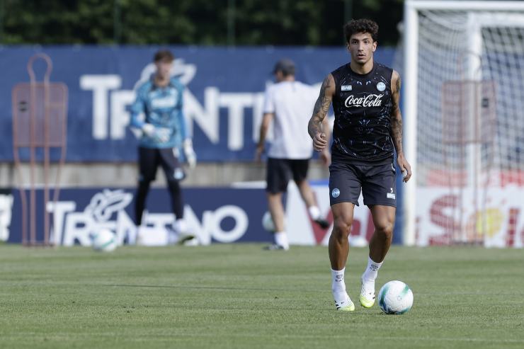 Luca Marianucci in allenamento